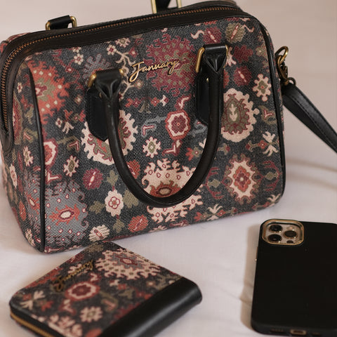 Gardens of Deccan - Ebony Doctor bag