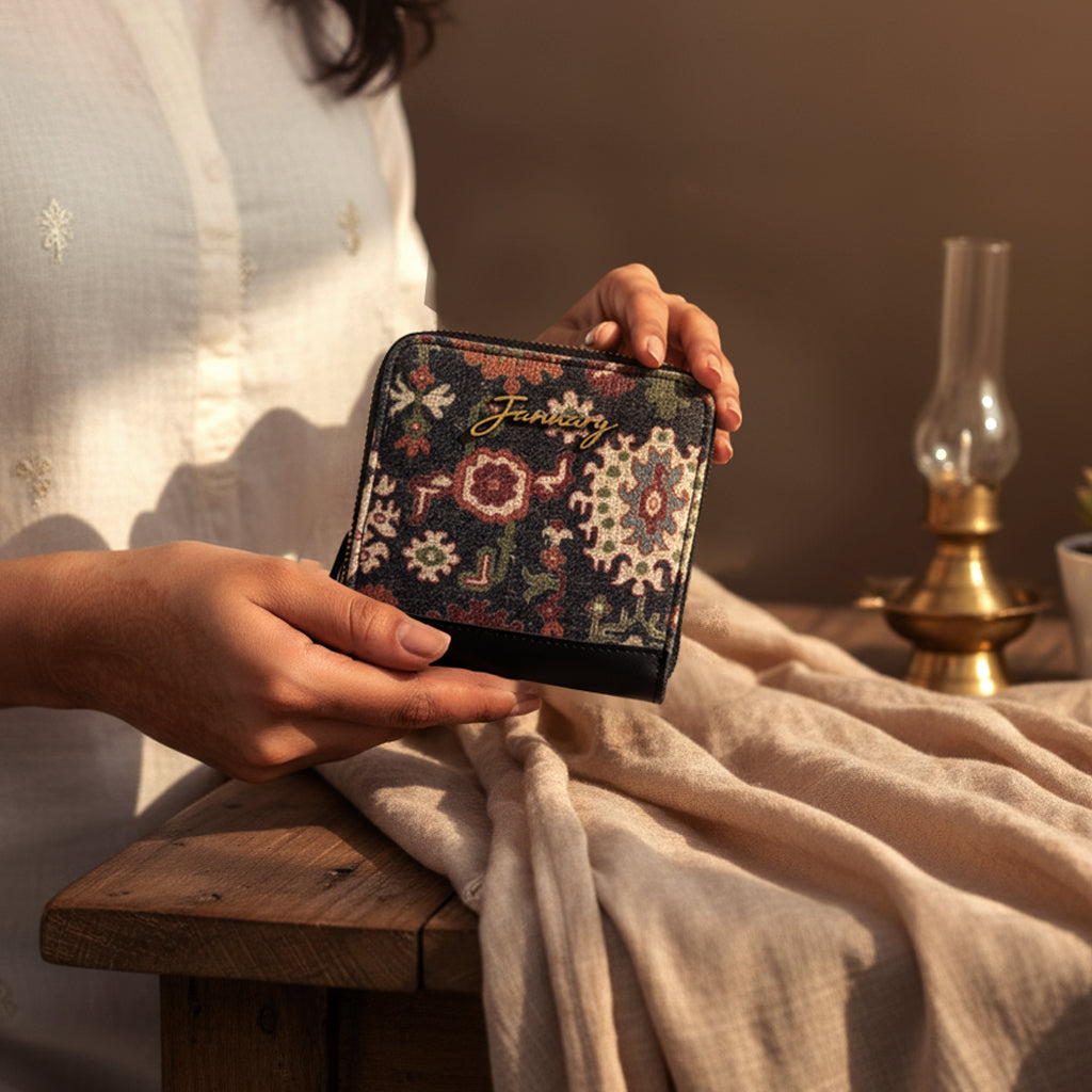 Gardens of Deccan - Ebony Amie wallet
