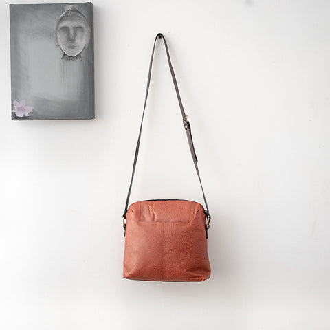 Coral Leather Sling Bag for Ladies by January Leathers