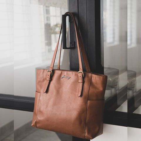 Leather Tote Bag for Women by January Leathers