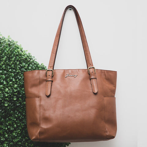 Leather Tote Bag for Women by January Leathers